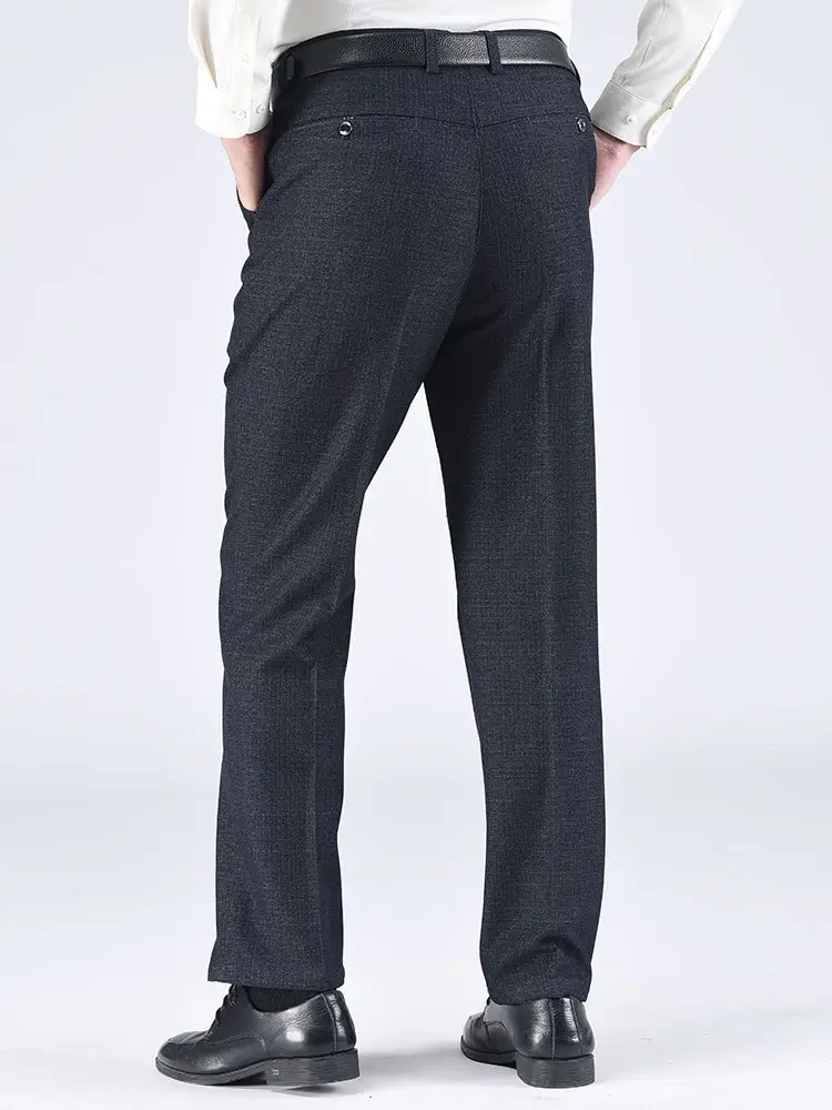 Middle-aged Men Grey Waist Pants Thin 60yo - Image 22