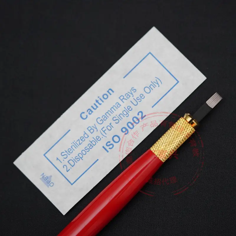Black Leather Embroidery Line Needle 0.18 Single Row - Image 13