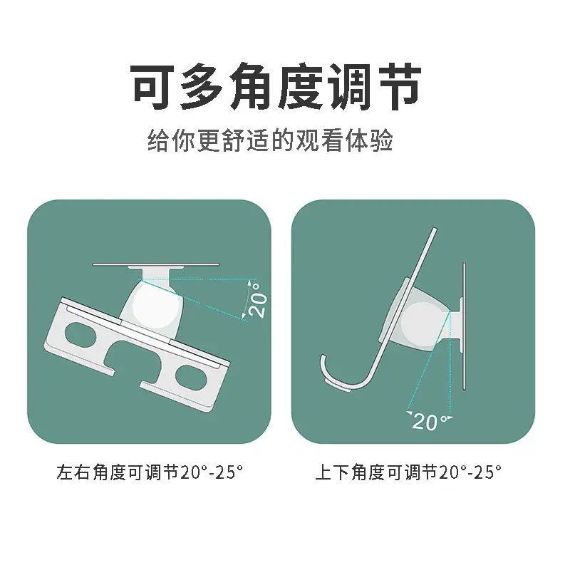 Pink Wall Mount Phone Holder with Adhesive Backing - Image 9