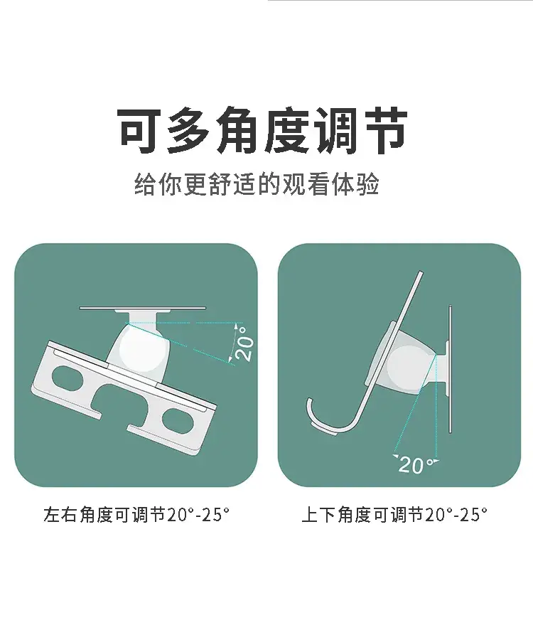 Pink Wall Mount Phone Holder with Adhesive Backing — feature 12