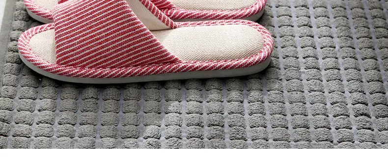 Spring and summer cotton and linen slippers men's home four seasons indoor non-slip simple couple autumn and winter cotton linen linen slippers women — feature 11