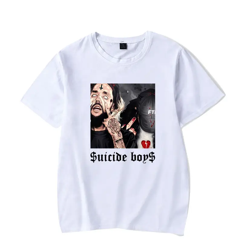 Aliexpress Suicide Boys Graphic Men T-Shirt Black - Image 7
