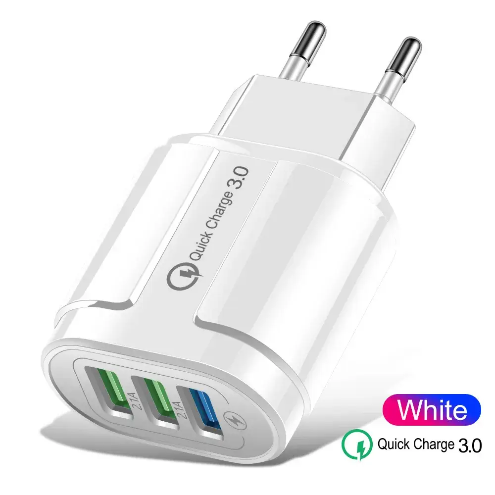 18W Fast Charging Dual USB Mobile Charger Black - Image 5