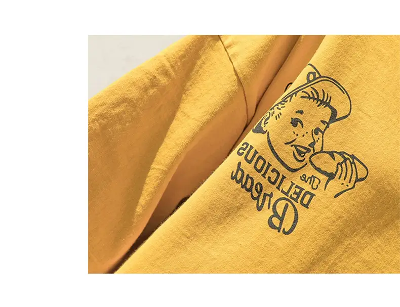 Women 2025 Summer Korean Style T-Shirt Yellow Loose Retro — feature 12