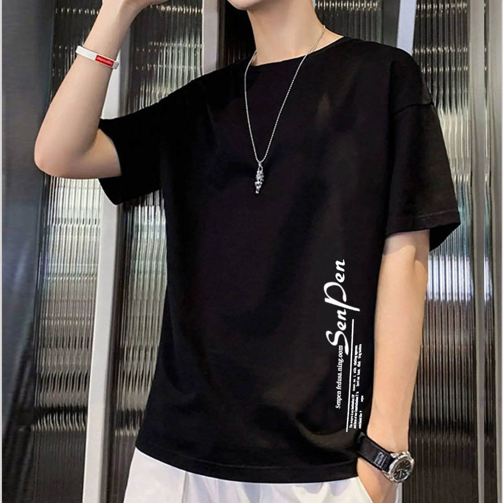 Men's White Balancedudes Slim Fit T-Shirt Large - Image 24