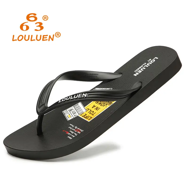Men Blue PVC Casual Beach Sandals