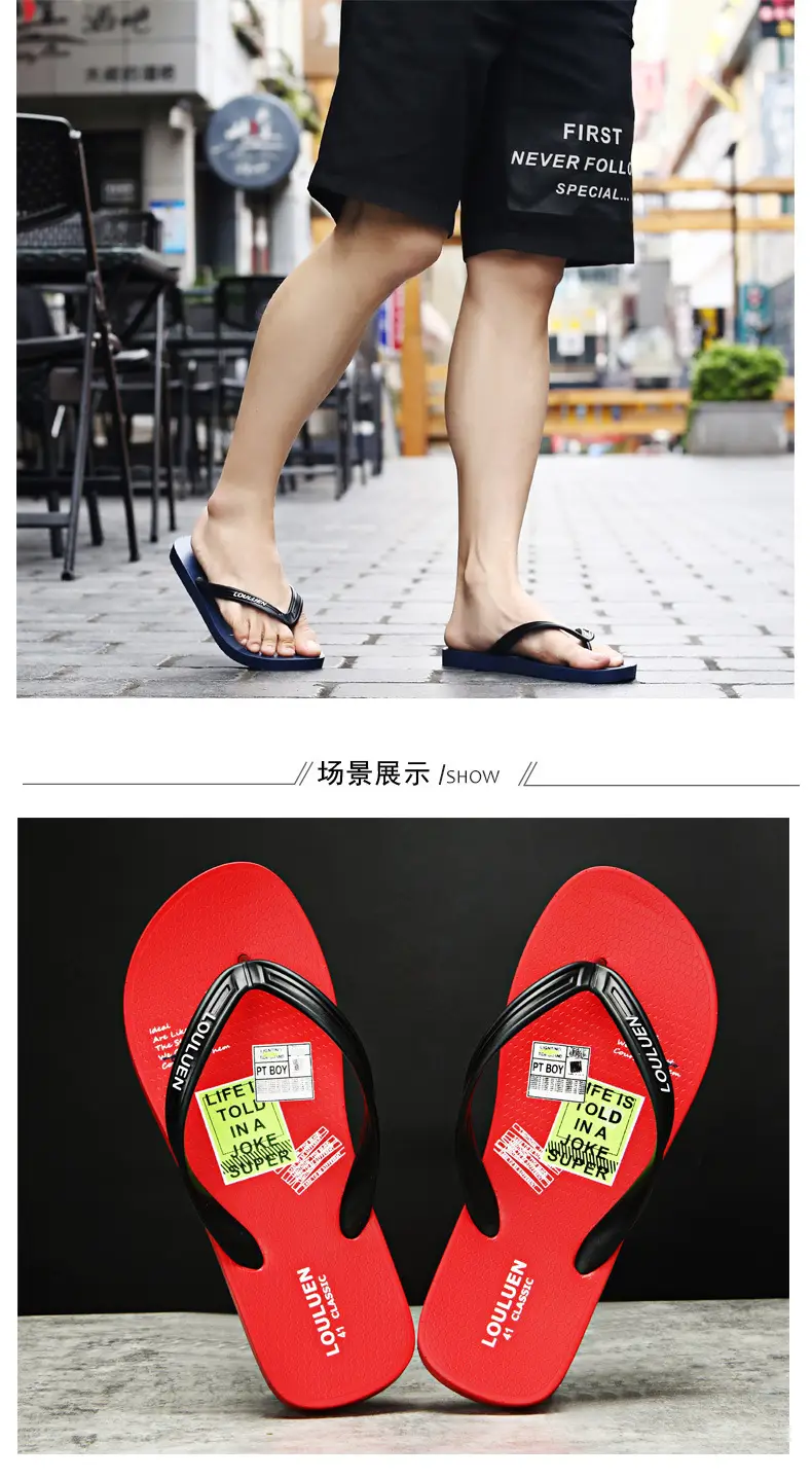 Men Blue PVC Casual Beach Sandals — feature 12