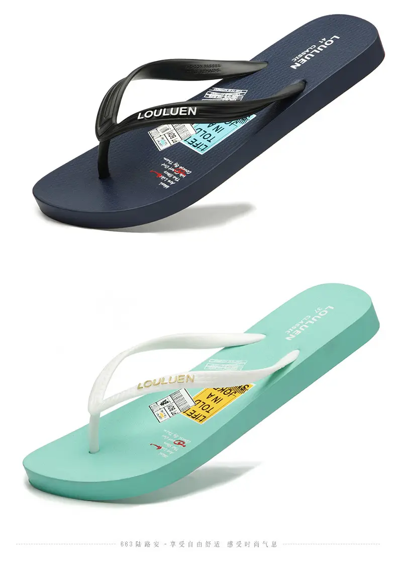 Men Blue PVC Casual Beach Sandals — feature 6