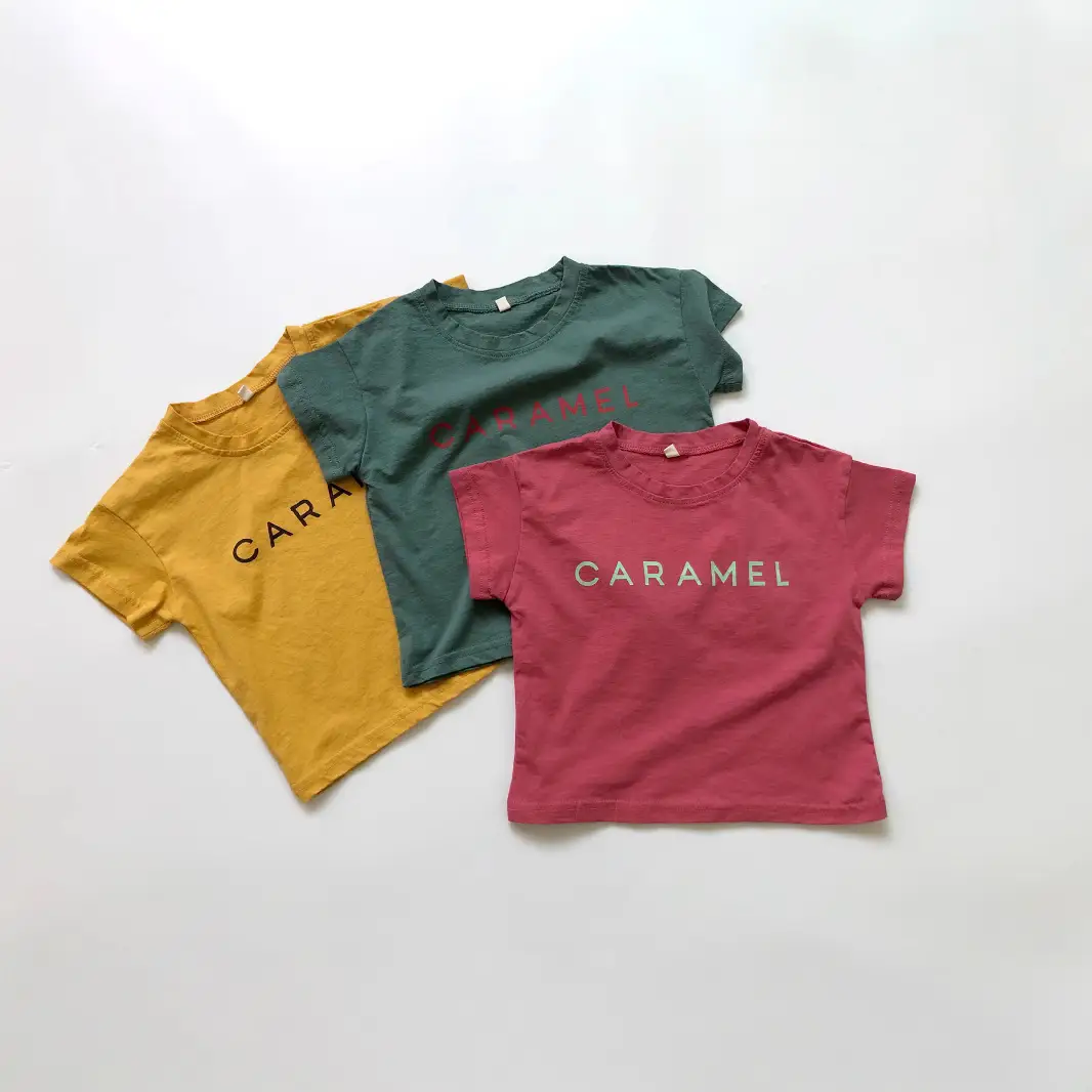 Kids T-Shirt Green Short Sleeve Round Neck - Image 5
