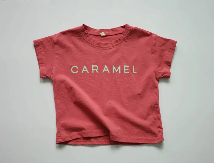 Kids T-Shirt Green Short Sleeve Round Neck — feature 6
