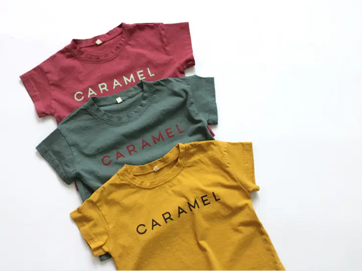 Kids T-Shirt Green Short Sleeve Round Neck — feature 8