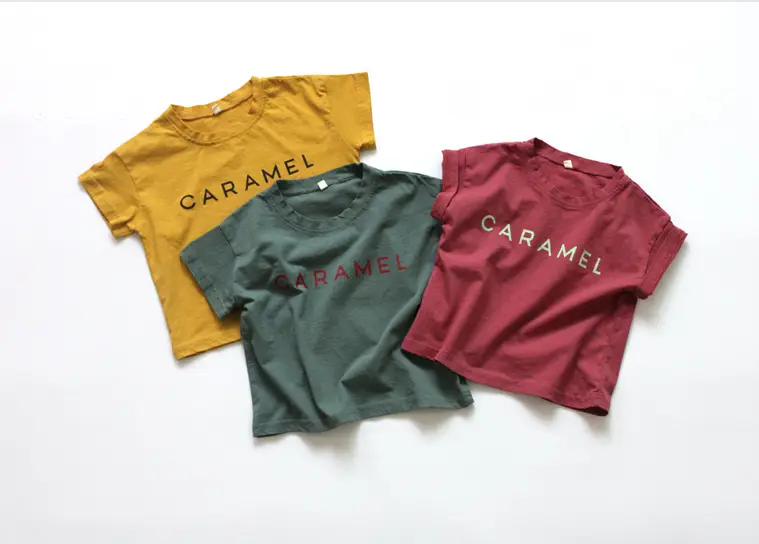 Kids T-Shirt Green Short Sleeve Round Neck — feature 9