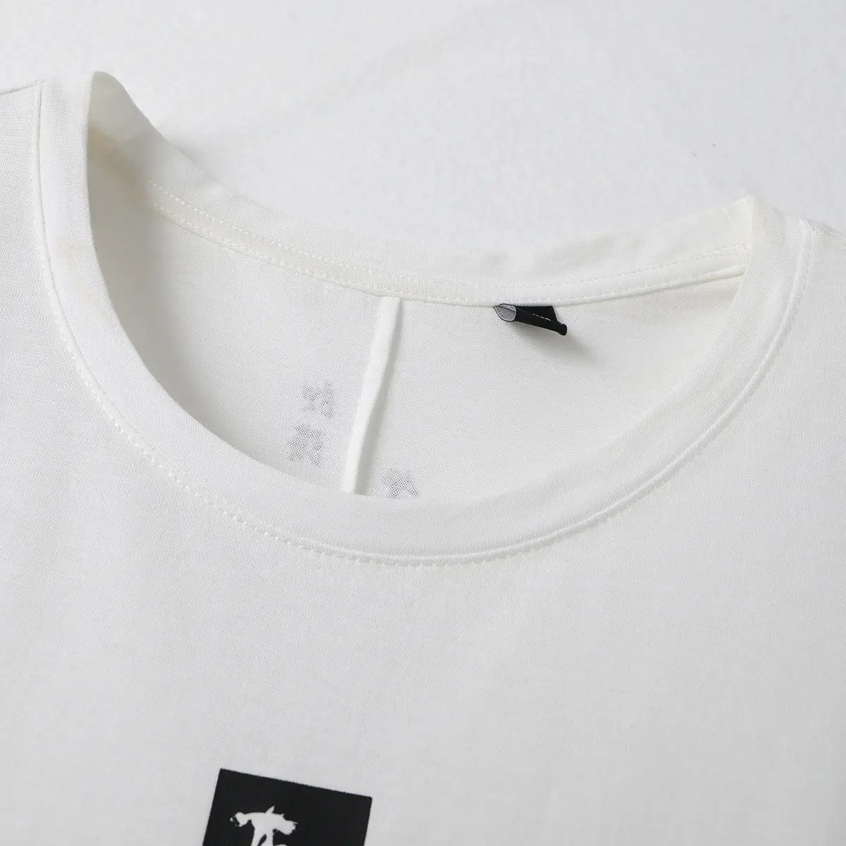 White Cut Label Summer Men T-Shirt Round Neck Printed Casual Short Sleeve - Image 4