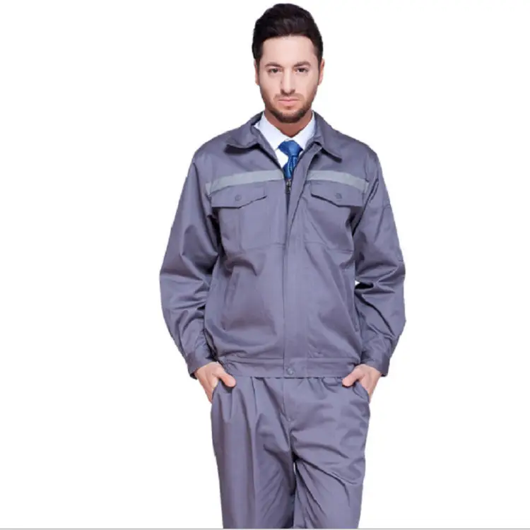 Reflective Work Jacket with Stripe for Men
