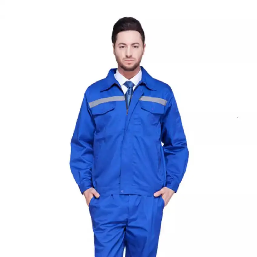 Reflective Work Jacket with Stripe for Men