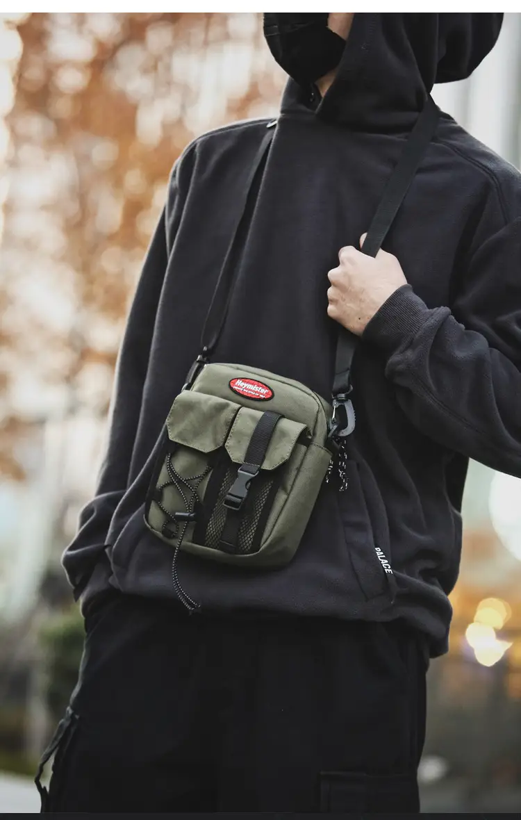 2024 Korean Style Men's Small Bag with Mesh Compartment — feature 13