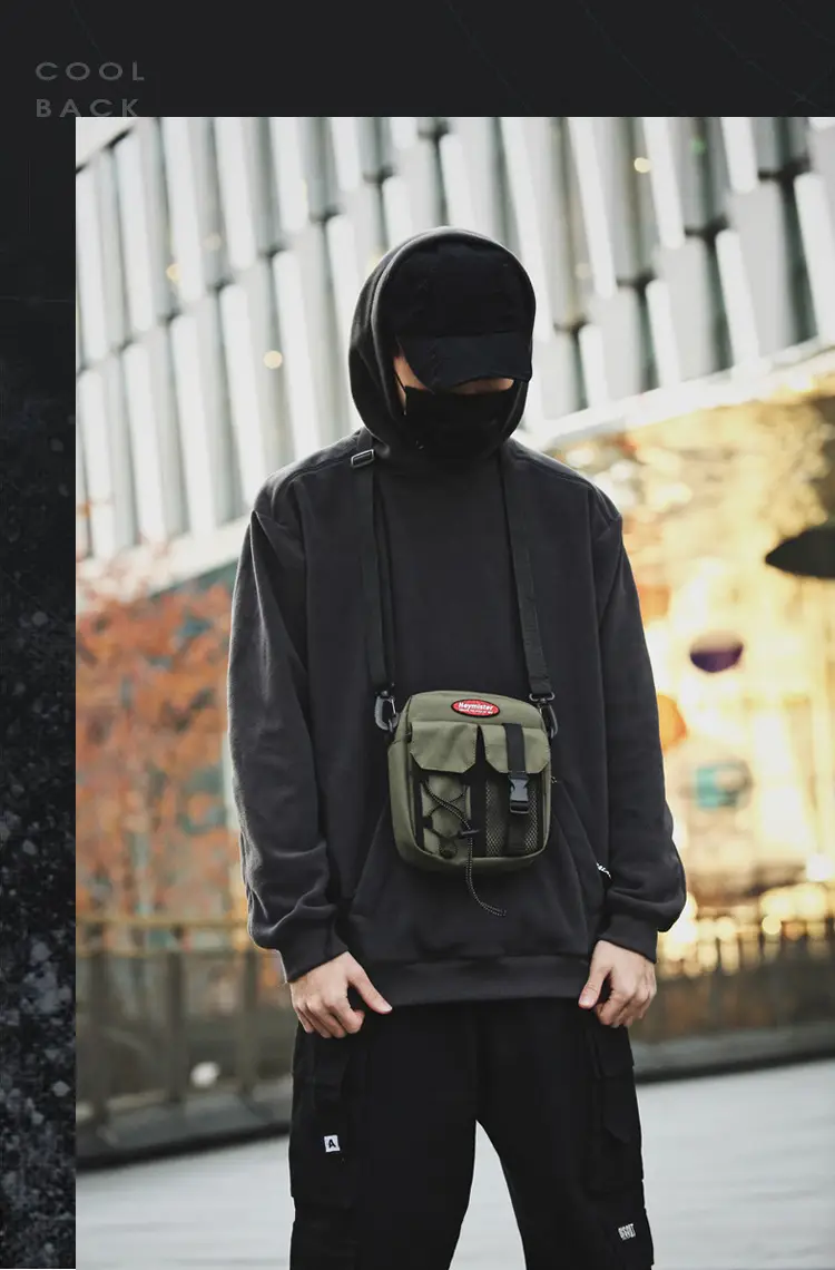 2024 Korean Style Men's Small Bag with Mesh Compartment — feature 14
