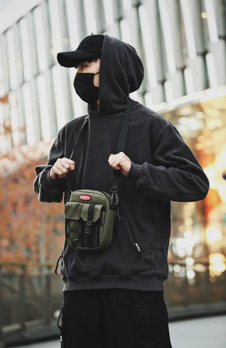 2024 Korean Style Men's Small Bag with Mesh Compartment — feature 15