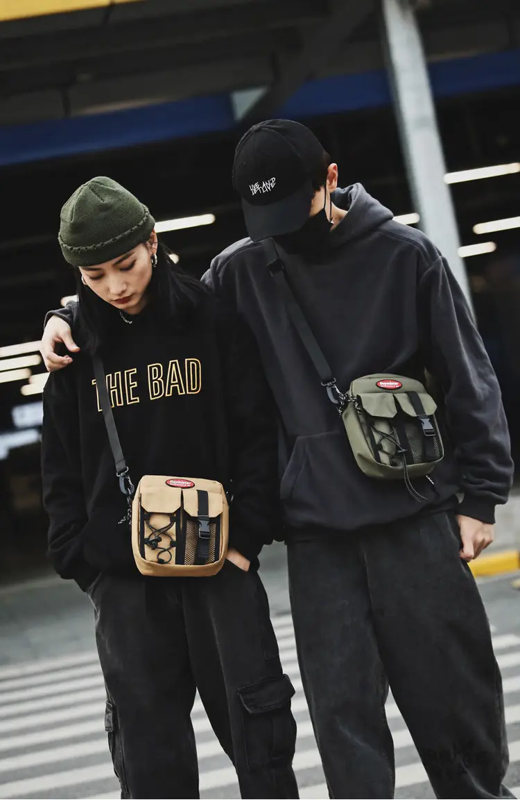 2024 Korean Style Men's Small Bag with Mesh Compartment — feature 18