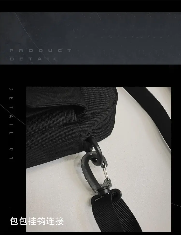 2024 Korean Style Men's Small Bag with Mesh Compartment — feature 39