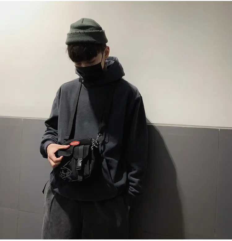 2024 Korean Style Men's Small Bag with Mesh Compartment — feature 6