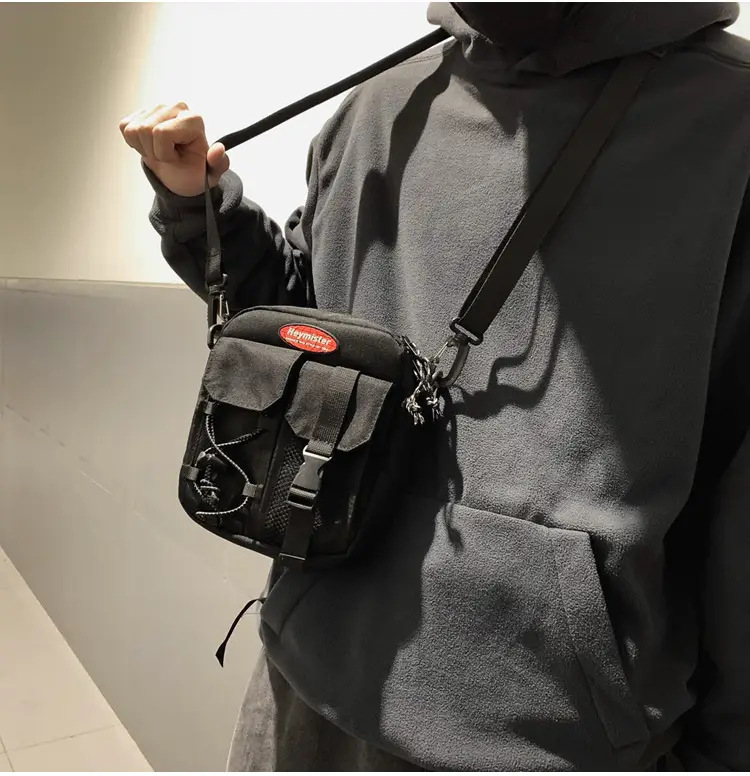 2024 Korean Style Men's Small Bag with Mesh Compartment — feature 7