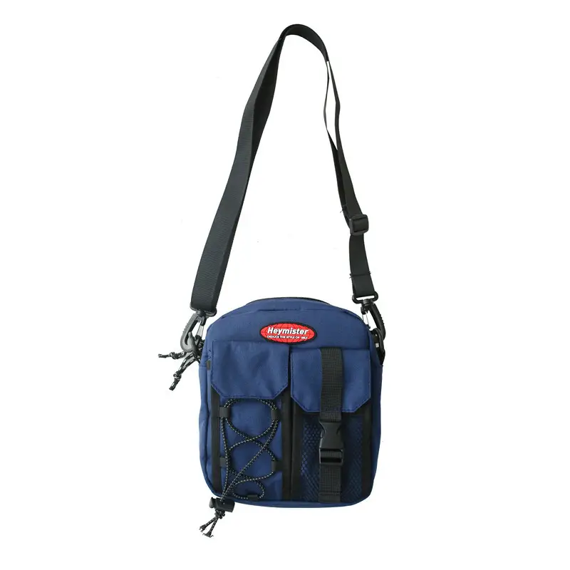 2024 Korean Style Men's Small Bag with Mesh Compartment - Image 3