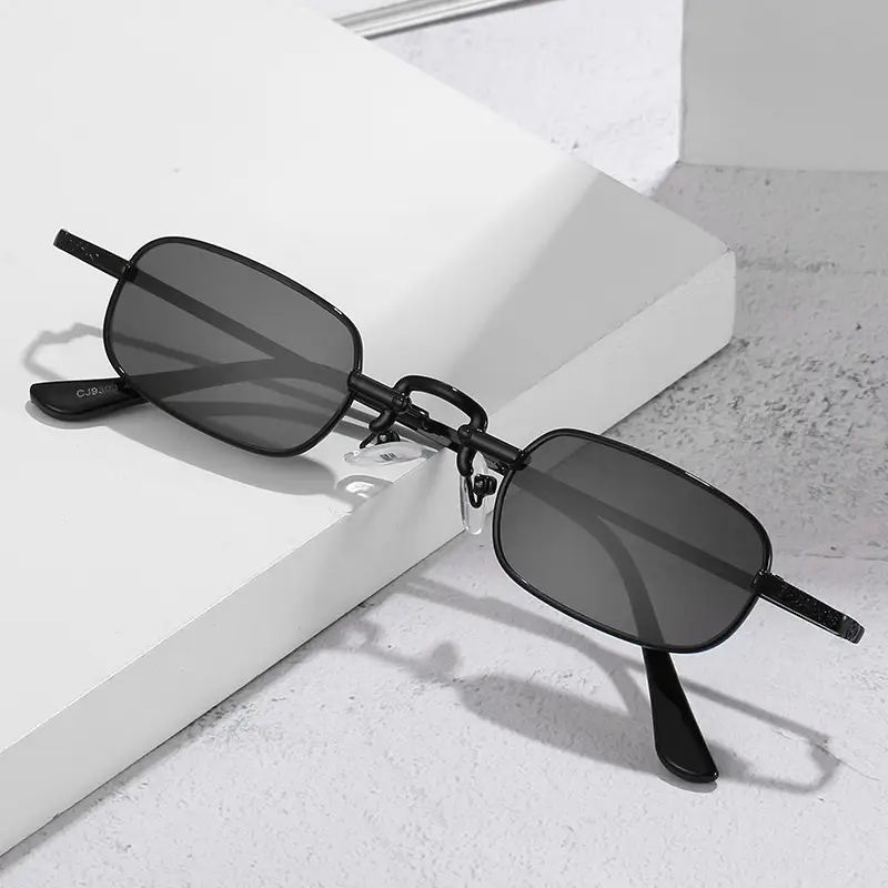 Women's Gold Lensed Sunglasses with Black Arms