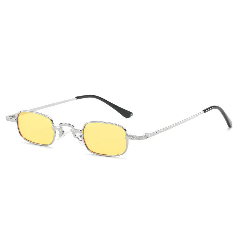 Women's Gold Lensed Sunglasses with Black Arms