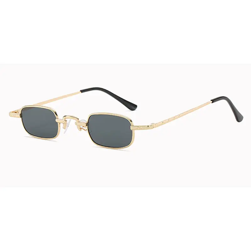 Women's Gold Lensed Sunglasses with Black Arms