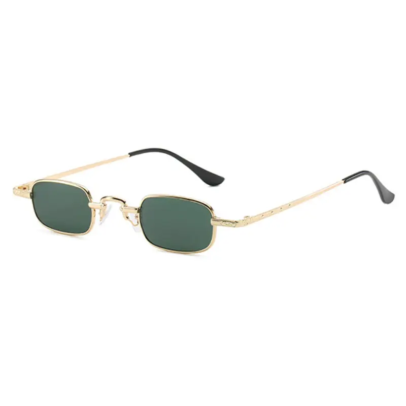 Women's Gold Lensed Sunglasses with Black Arms