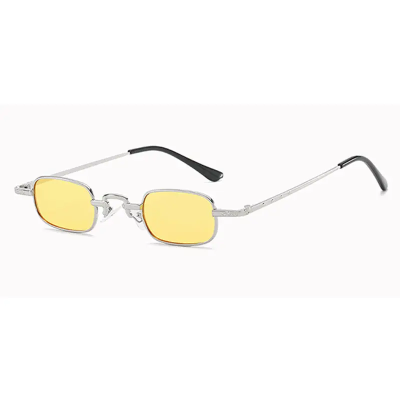 Women's Gold Lensed Sunglasses with Black Arms