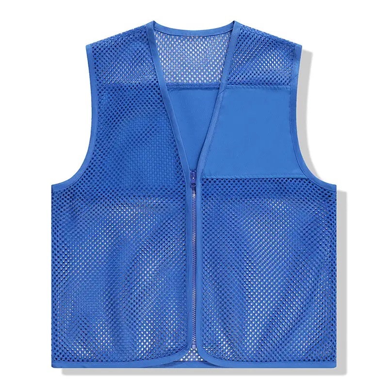 Custom Mesh Volunteer Vest Yellow Red Orange - Image 10