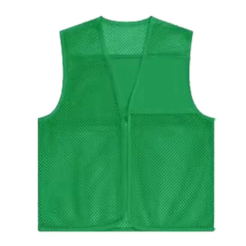 Custom Mesh Volunteer Vest Yellow Red Orange - Image 11