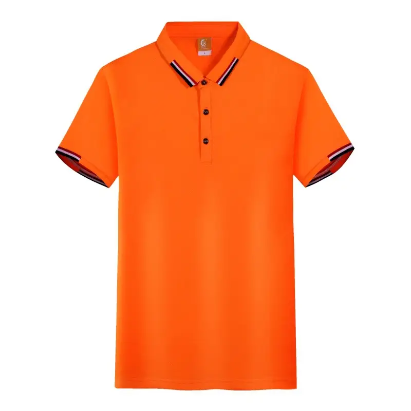 Men's Grey Polo Shirt with Red Blue Trim - Image 14
