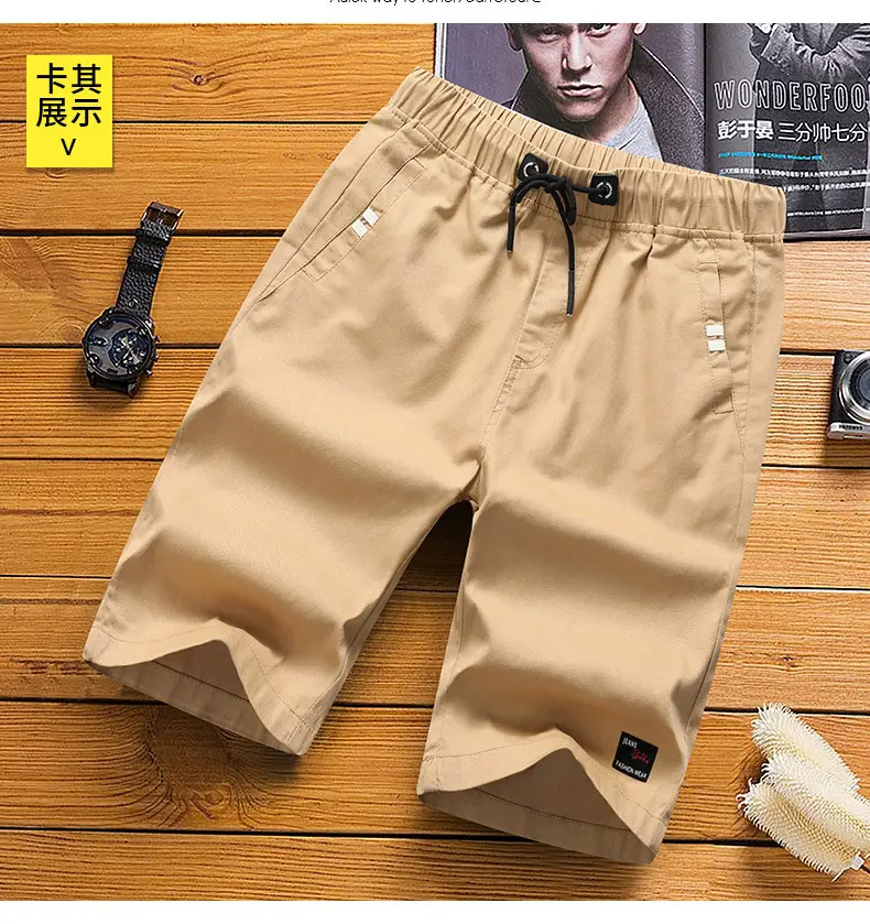 Men 2020 Light Blue Thin Summer Shorts with Nike Shoes — feature 10