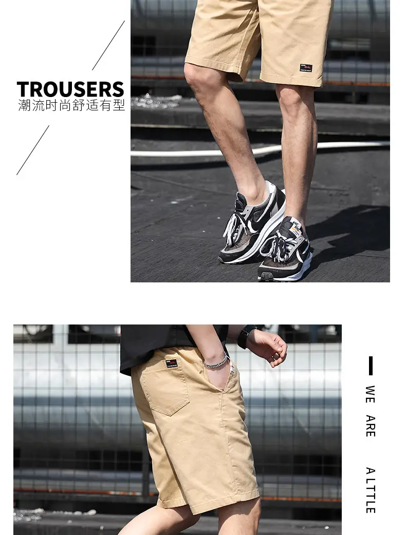 Men 2020 Light Blue Thin Summer Shorts with Nike Shoes — feature 22