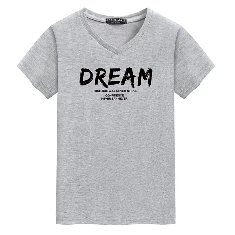 Men's Navy Dream Print V-Neck T-Shirt - Image 10