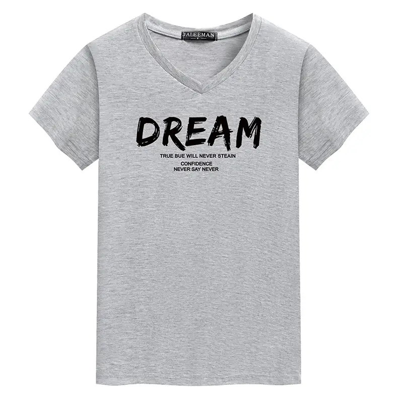 Men's Navy Dream Print V-Neck T-Shirt - Image 2