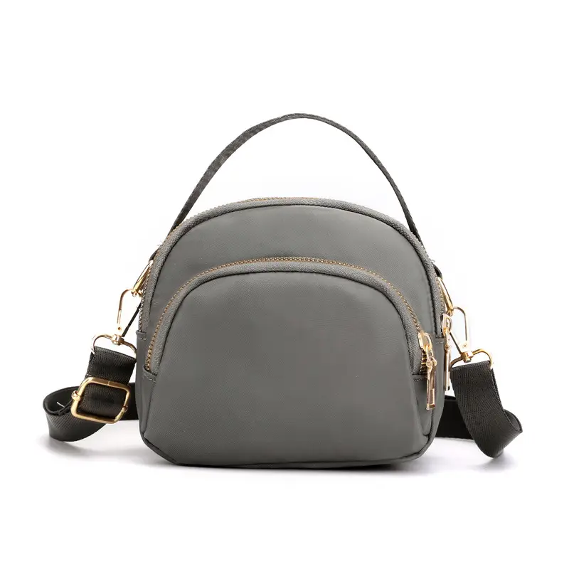 Red Korean Style Women's Canvas Shoulder Bag - Image 3