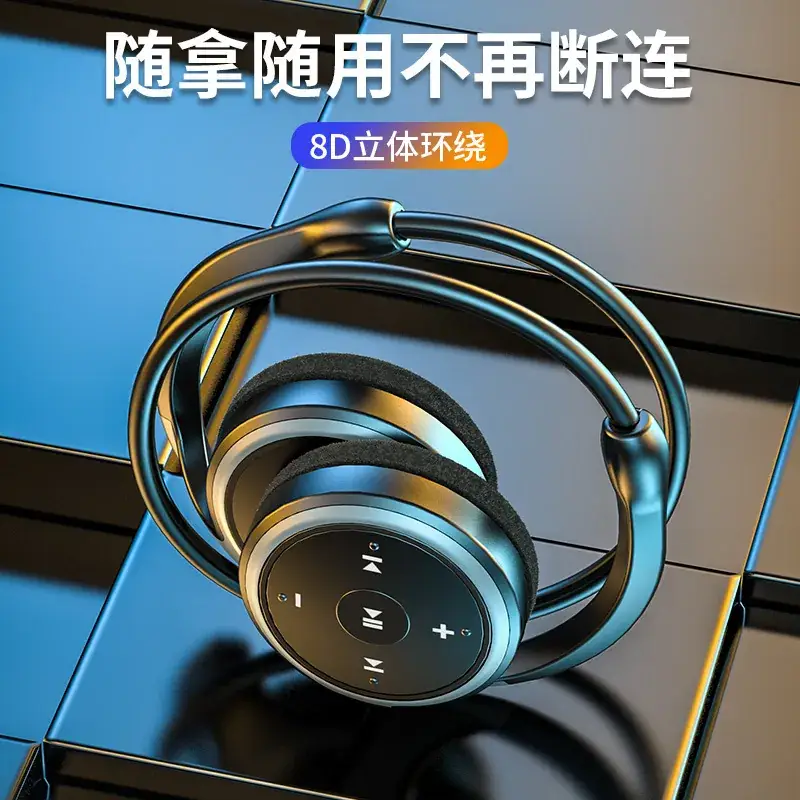 Wireless Bluetooth Earphones with Card Slot & 8D Loop - Image 7