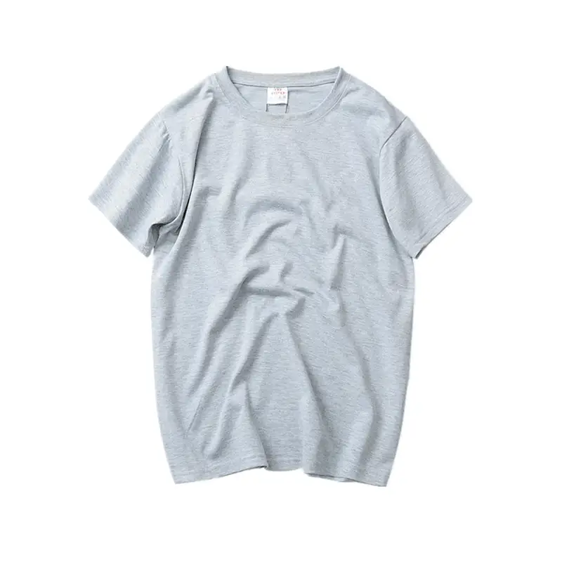 2023 Green Pure Color T-Shirt Plus Size Men - Image 3