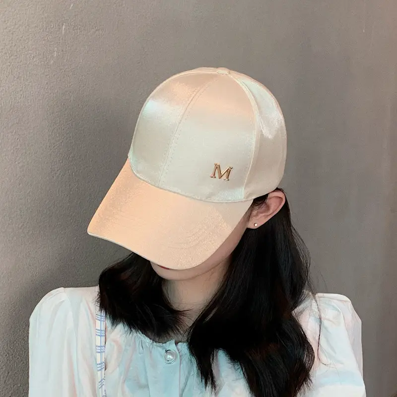 Women's Beige M-Mark Baseball Cap - Image 7