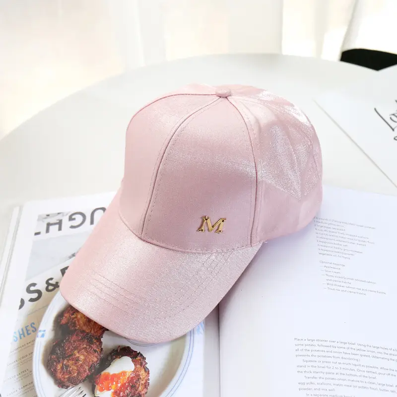 Women's Beige M-Mark Baseball Cap - Image 5