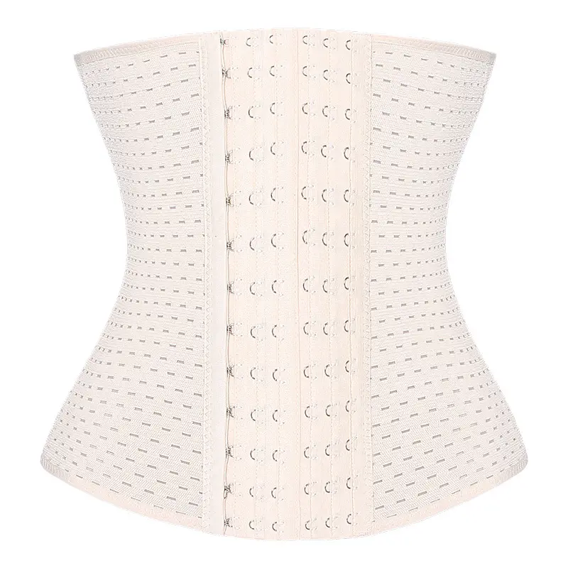 Adjustable Plastic Abdominal Belt with 6-Row Buckle