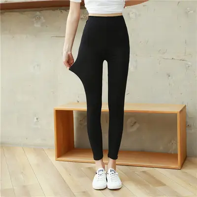 Summer Modal Leggings Women's Nine Point Pants - Image 3