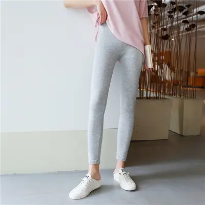 Summer Modal Leggings Women's Nine Point Pants - Image 4