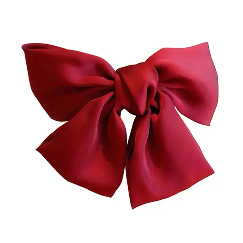 Pink Bow Hairpin for Girls Spring Clip - Image 17