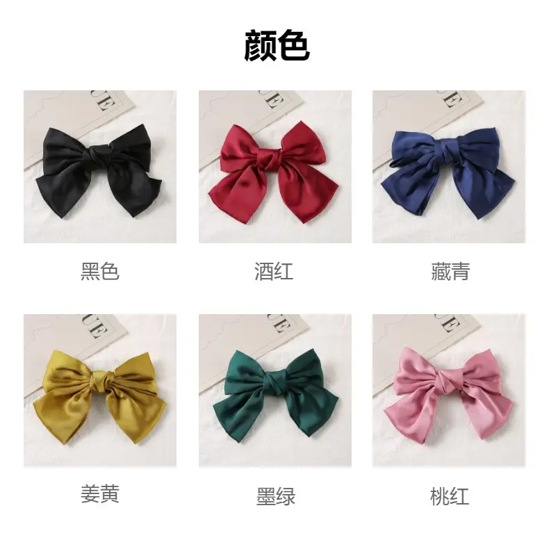 Pink Bow Hairpin for Girls Spring Clip — feature 10