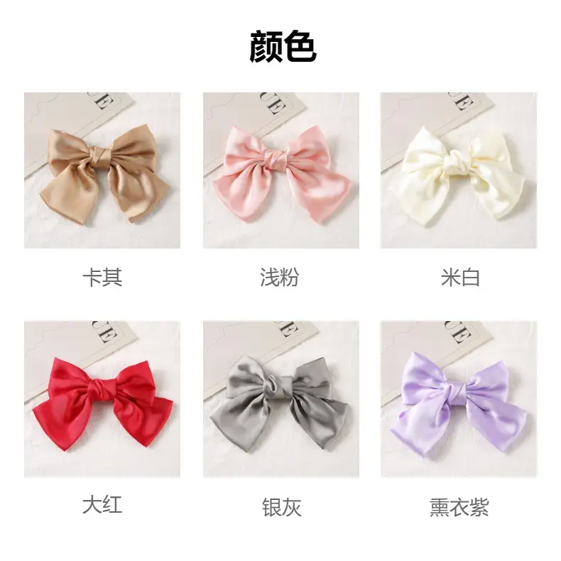 Pink Bow Hairpin for Girls Spring Clip — feature 11